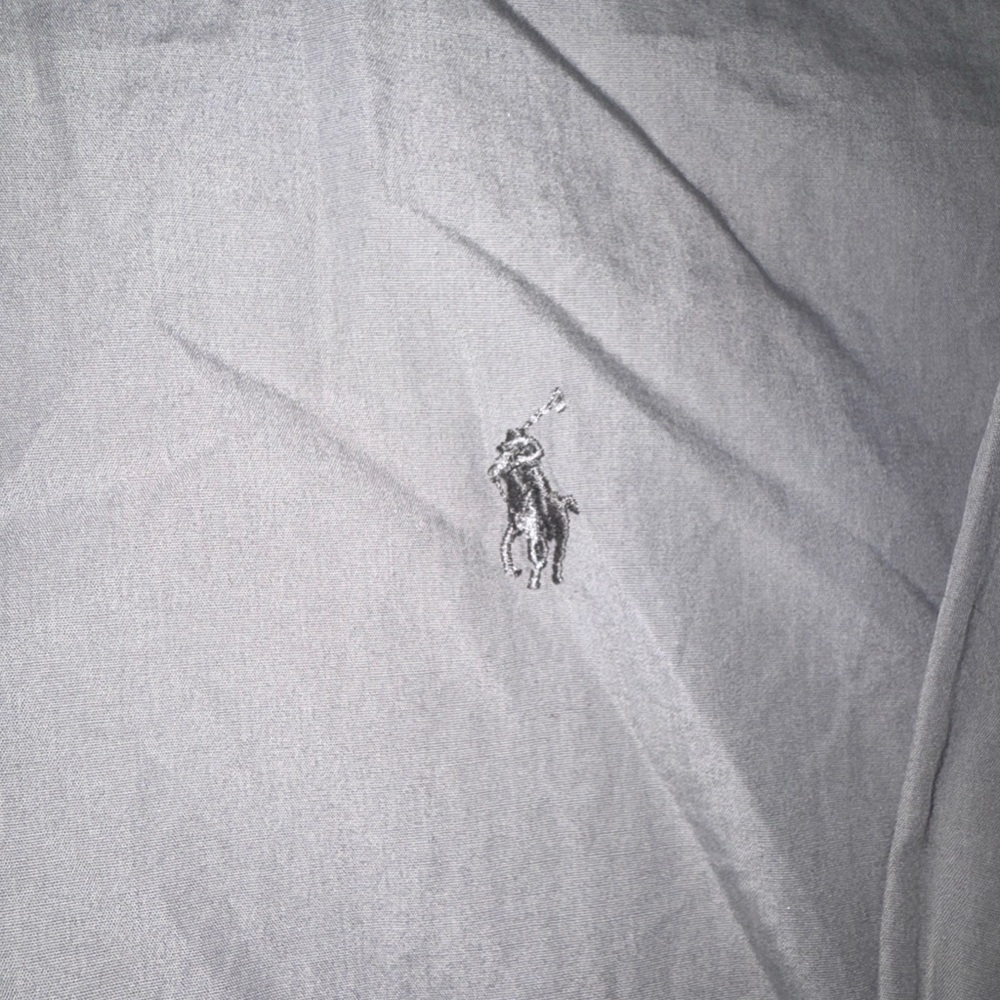 Ralph Lauren Light Gray Polo with Logo size 16.5 34/35